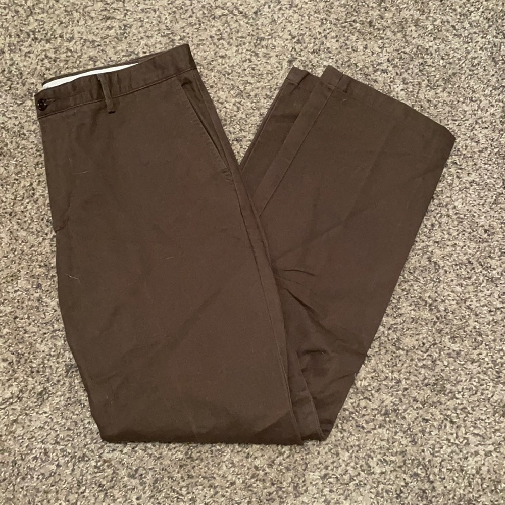 Dockers Pacific collect chocolate brown khaki pants in dice 36x34